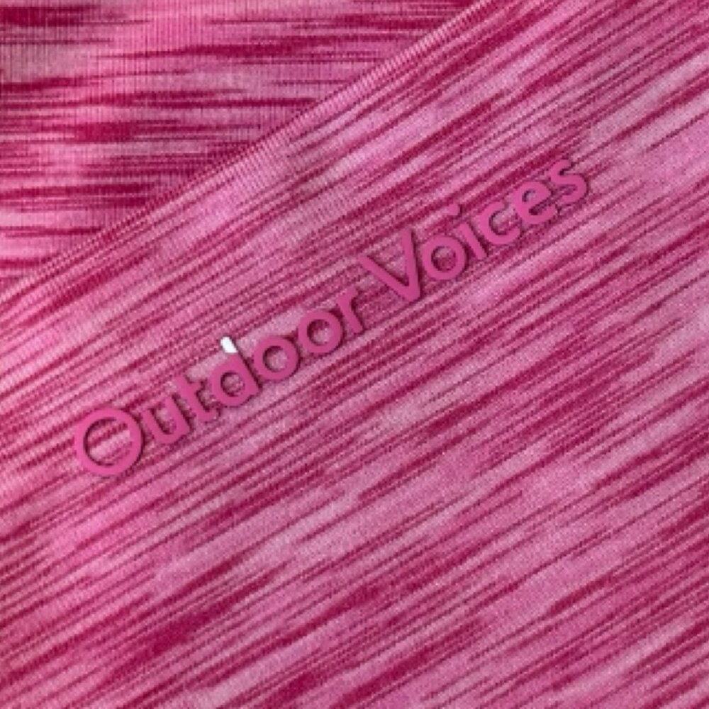 Outdoor Voices Freeform 7/8 Leggings in Wild Pink Yoga High Rise Size S - Picture 4 of 6